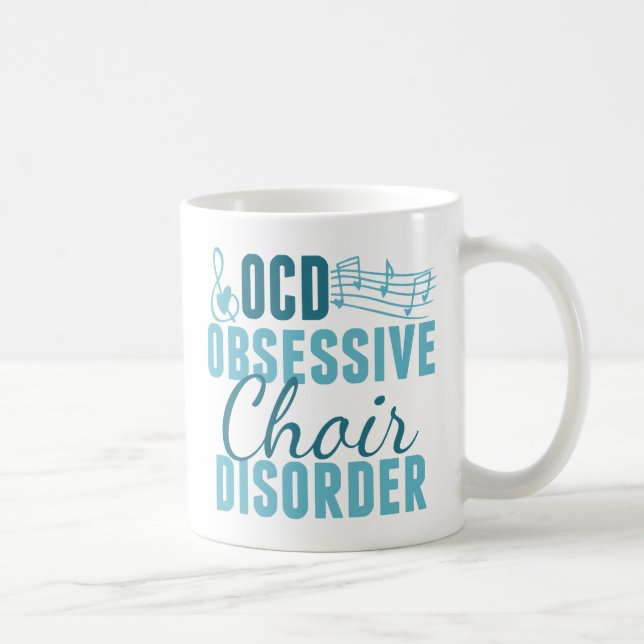 Cute Choir Obssed Kaffemugg (Höger)