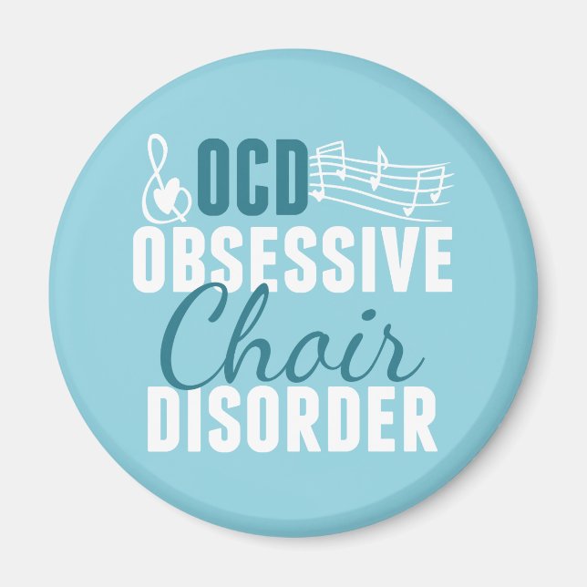 Cute Choir Obssed Magnet (Framsidan)