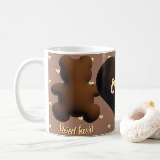 Cute chokladbjörn mugg