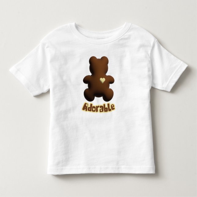 Cute Chokladbjörn T-Shirt (Framsida)