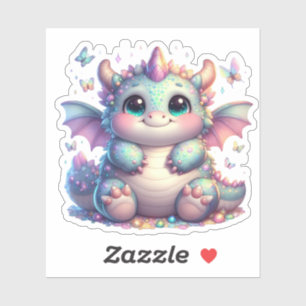 Cute Chonky Fantasy Beast Klistermärken