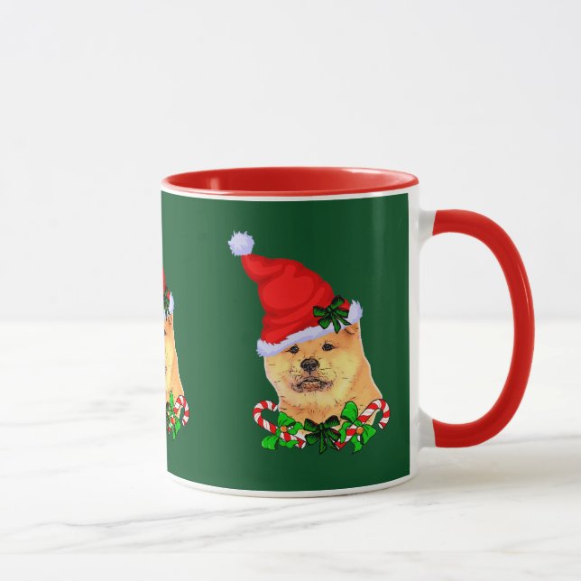 Cute Chow Chow julklappar Mugg (Höger)