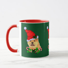 Cute Chow Chow julklappar Mugg