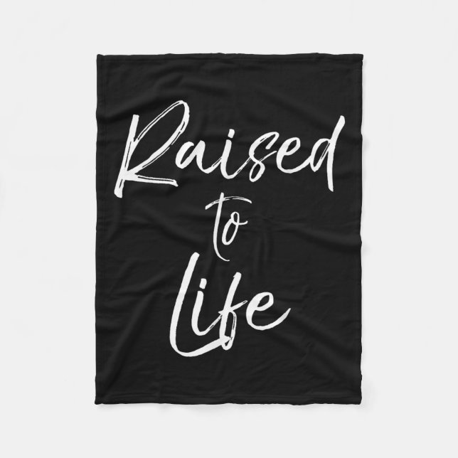 Cute Christian Baptism Gift For New Believers Rais Fleecefilt (Framsidan)