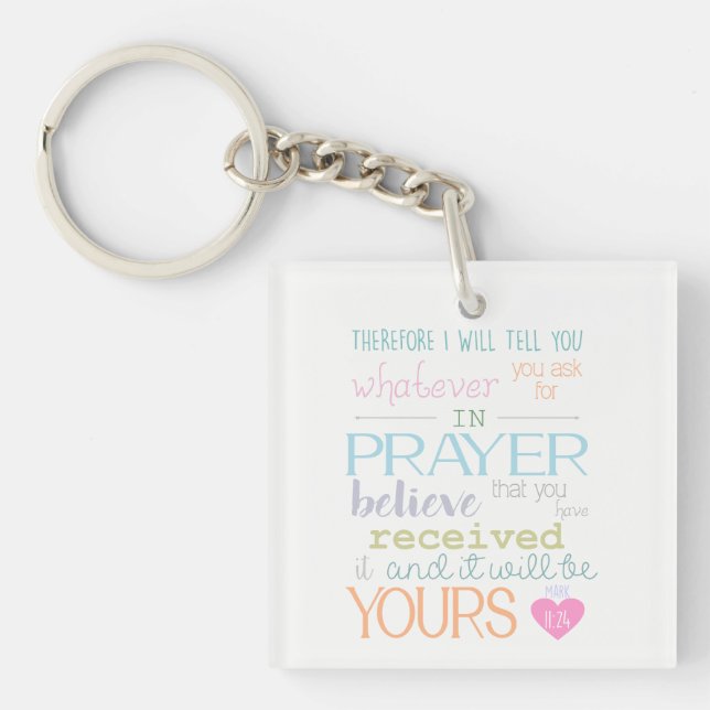Cute Christian Bible Verse Prayer Faith NIV pastel (Framsidan)