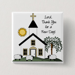 Cute Christian Button Knapp