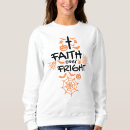 Cute Christian Halloween Faith over Fright T Shirt