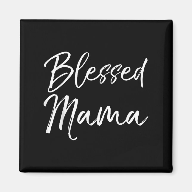 Cute Christian Mom Mother's Day Gift From Kids Ble Magnet (Framsidan)