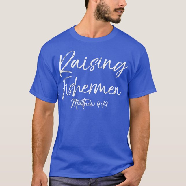 Cute Christian Parents Gift Fishers of Manar T Shirt (Framsida)