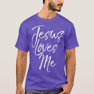 Cute Christian Quote for Women Jesus Kärlek Me T Shirt