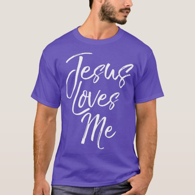 Cute Christian Quote for Women Jesus Kärlek Me T Shirt (Framsida)