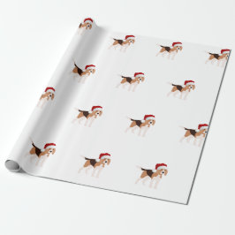 Cute Christmas Beagle  Presentpapper