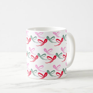 Cute Christmas Bows Colorful Kaffemugg