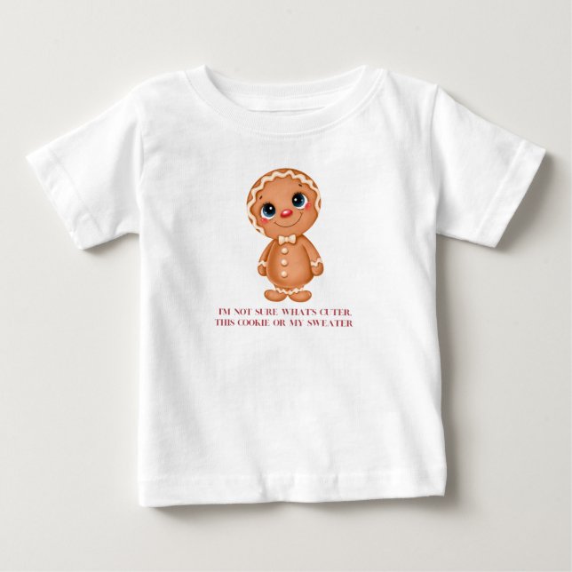 Cute christmas cookie t shirt (Framsida)