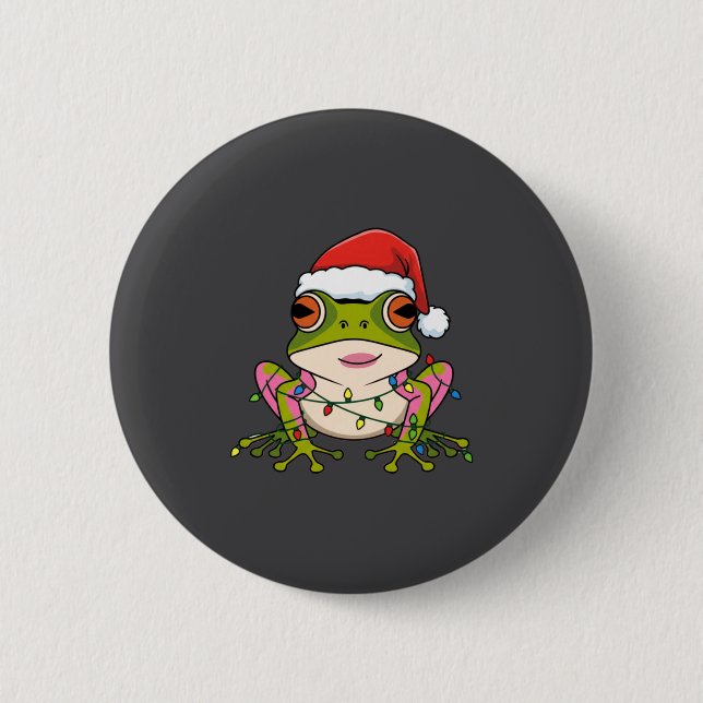 Cute Christmas Coqui Frog _ Holiday Puerto Rican L Knapp (Framsida)