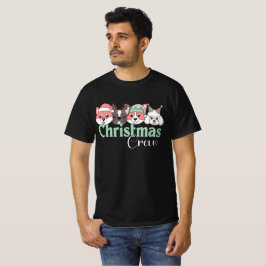 Cute Christmas Dog Crew T Shirt
