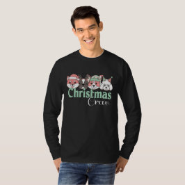 Cute Christmas Dog Crew T Shirt