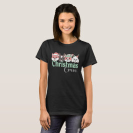 Cute Christmas Dog Crew T Shirt