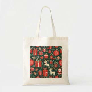Cute christmas eco bag tygkasse