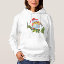 Cute christmas-fågel med stövel och röda skor t shirt