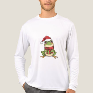 Cute Christmas Frog Sweater - Santa Frog Holding G T Shirt