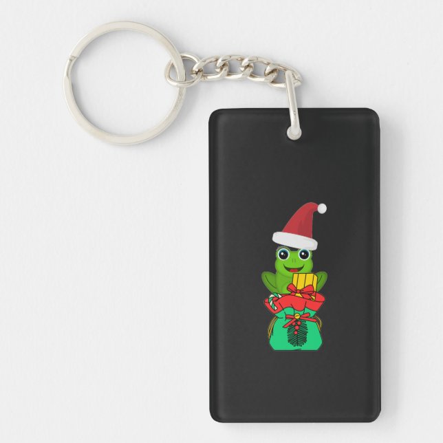 Cute Christmas Frog with Gifts _ Funny Holiday  (Framsidan)