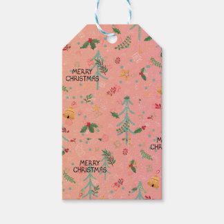 Cute Christmas Gift Tag Presentetikett