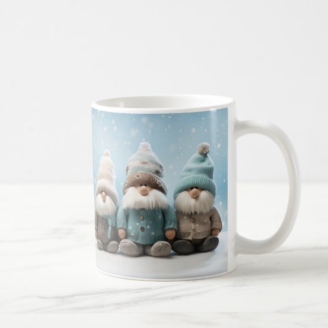 Cute Christmas Gnome Mug Kaffemugg (Höger)