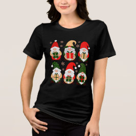 Cute Christmas Gnomes  T Shirt