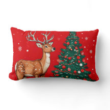 Cute christmas hjort