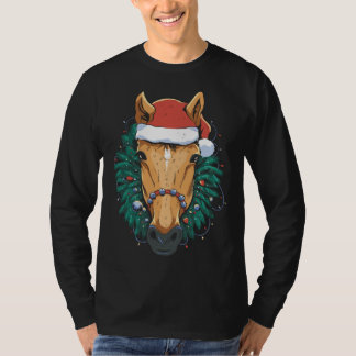 Cute Christmas Horse T Shirt