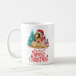Cute christmas hund kaffemugg