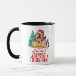 Cute christmas hund mugg