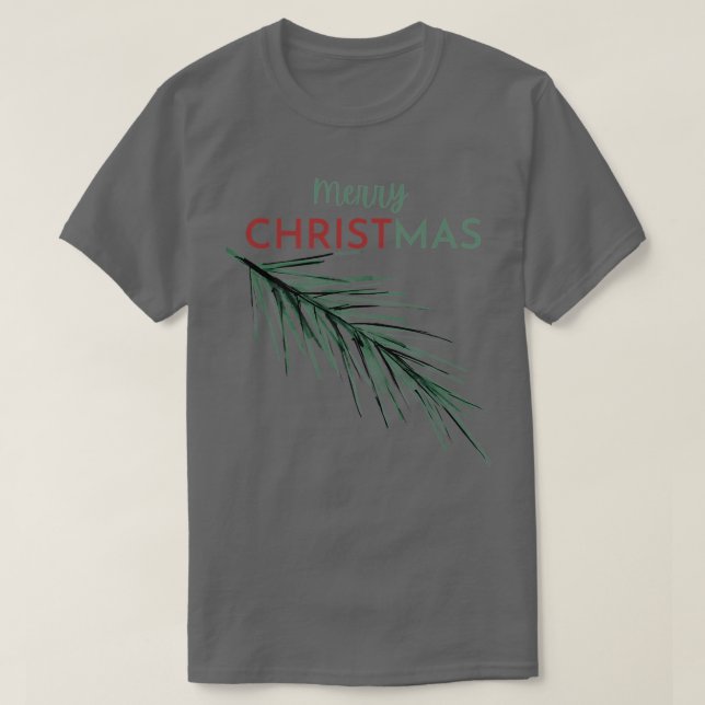 Cute Christmas Keep Christ in Christmas Positive C T Shirt (Design framsida)