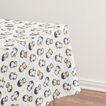 Cute christmas Penguins på vita