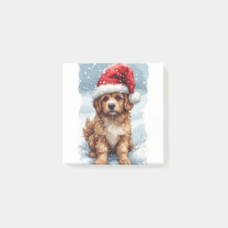 Cute Christmas Puppy  Post-it Block