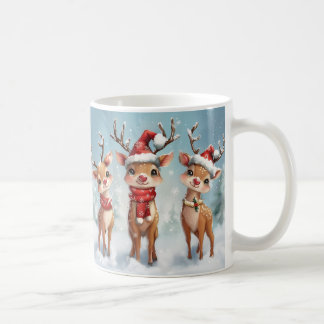 Cute Christmas Reindeer Mug – Cozy Holiday Mug  Kaffemugg