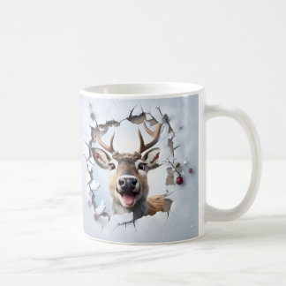 Cute Christmas Reindeer Mug | Cozy Winter Mug Kaffemugg