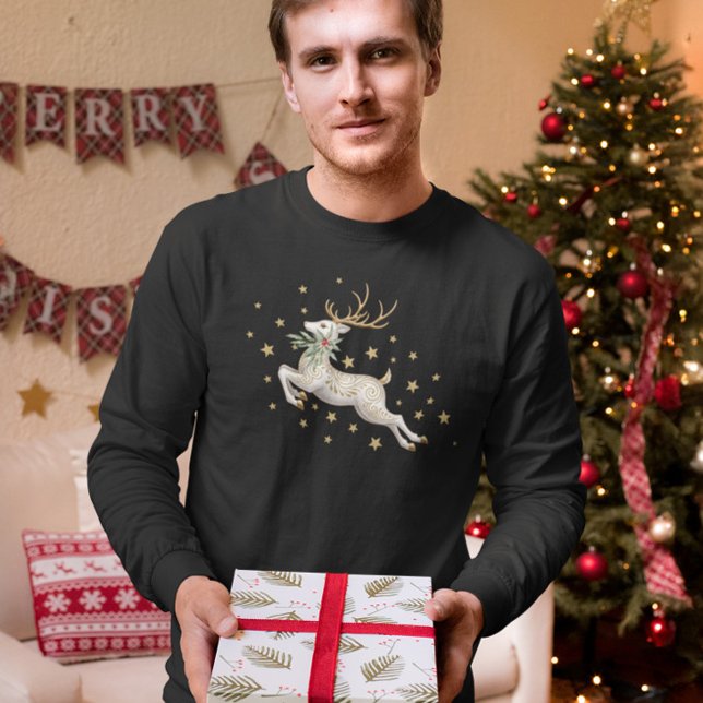 Cute Christmas Reindeer T Shirt (Skapare uppladdad)