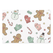 Cute Christmas Seamless Pattern Wrapping Paper – G