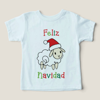Cute Christmas Sheep – Feliz Navidad T Shirt