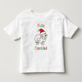 Cute Christmas Sheep – Feliz Navidad T Shirt