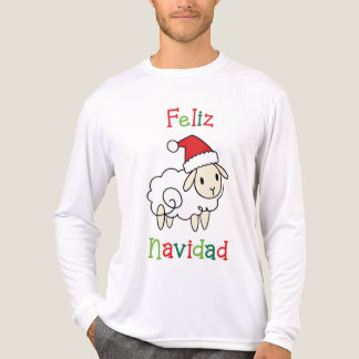 Cute Christmas Sheep – Feliz Navidad T Shirt