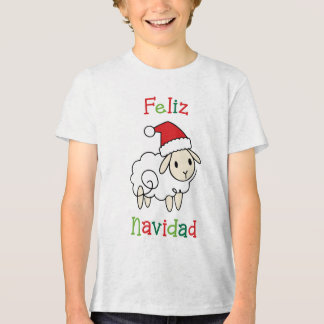 Cute Christmas Sheep – Feliz Navidad T Shirt