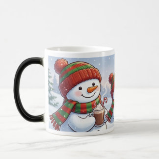 Cute Christmas Snowman Coffee Mug Winter HolidaMug Magisk Mugg