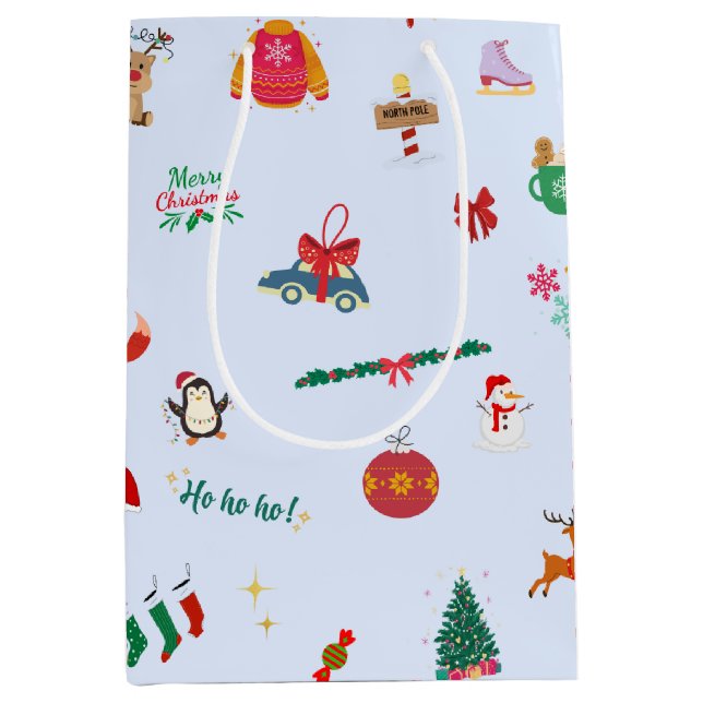 Cute Christmas Tree Snowman Snowflakes Snowball (Framsidan)