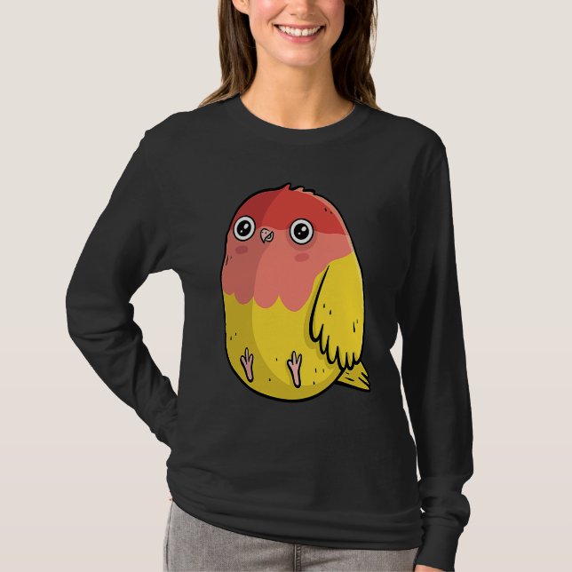 Cute Chubby Lutino Lovebird  For Bird T Shirt (Framsida)
