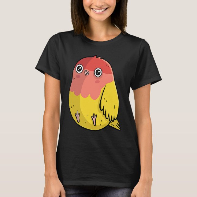 Cute Chubby Lutino Lovebird  For Bird T Shirt (Framsida)