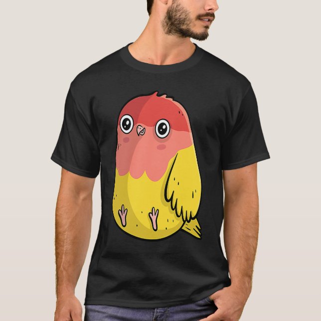 Cute Chubby Lutino Lovebird  For Bird T Shirt (Framsida)