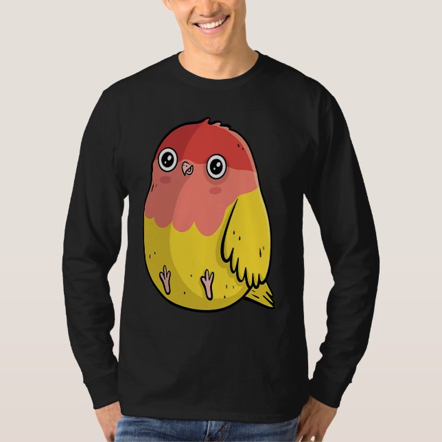 Cute Chubby Lutino Lovebird  For Bird T Shirt (Framsida)